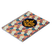 allover flower design ノートブック (左側)