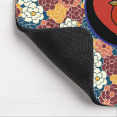 allover flower design マウスパッド (コーナー)