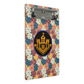 allover flower design ミニクリップボード (アングル)