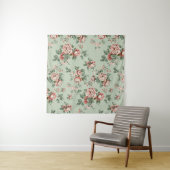 Allover multi motif flowers ornament Seamless patt タペストリー (インサイチュ(横))