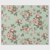 Allover multi motif flowers ornament Seamless patt ラッピングペーパー (フラット)