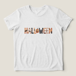 alloween Pumpkin Lettering トライブレンドＴシャツ