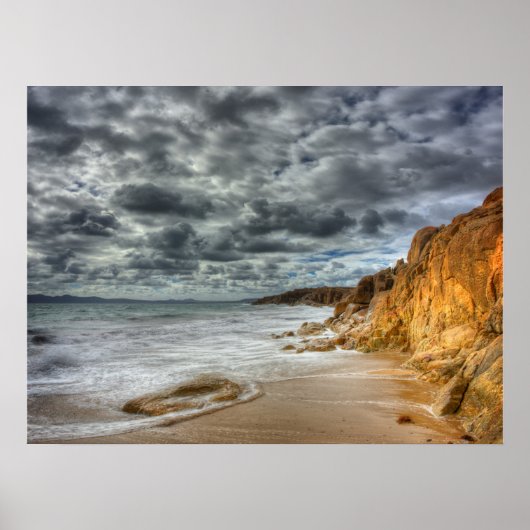 Allportsビーチ | Flinders Island, Tasmania ポスター (正面)