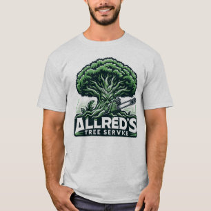 Allred's Tree Serviceプロフェッショナルロゴ Tシャツ