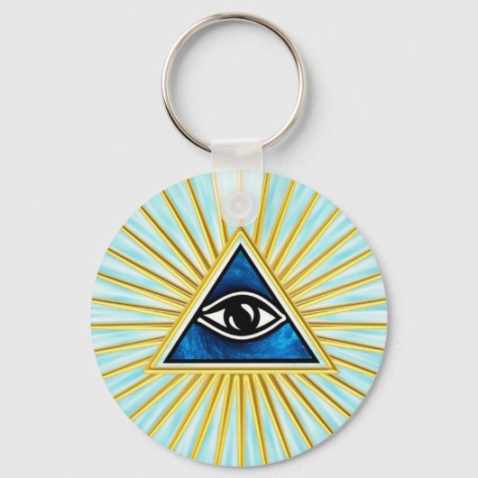 Allsehendes Auge Gottes, Pyramide, Freimaurer キーホルダー (正面)