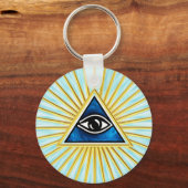 Allsehendes Auge Gottes, Pyramide, Freimaurer キーホルダー (正面)