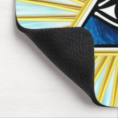 Allsehendes Auge Gottes, Pyramide, Freimaurer マウスパッド (コーナー)