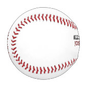 ALLSTAR Baseball Personalized Baseball Game Ball 野球ボール (正面左)