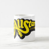 AllStarsの集合的なマグ-黄色いロゴ コーヒーマグカップ (中央)