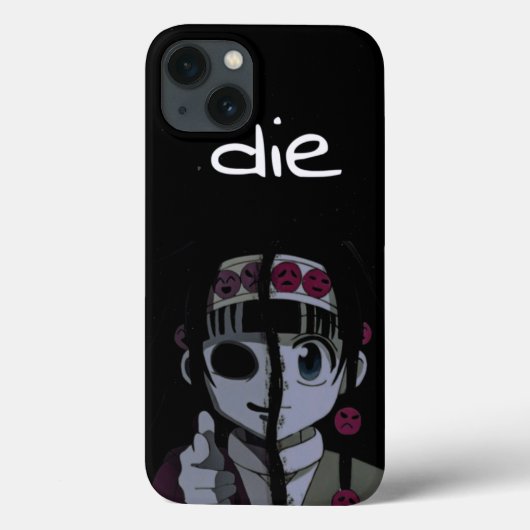 Alluka Zoldyck Nanika: ダークウィッシュゴシックアニメケース Case-Mate iPhoneケース (裏面)