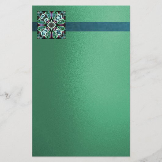 Allureエレガント Stactional-MVBデザイン1 便箋 (正面)