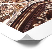 "Allure"教会の建築の水色 ポスター (角)