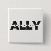 AllyはVerbボタン 缶バッジ (正面)