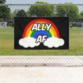 Ally AF I - LGBTQフラグゲイトランス同性愛者プライド 横断幕 (インサイチュ)