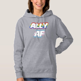 Ally AF II - LGBTQ フラッグ ゲイ トランス クィア プライド パーカ