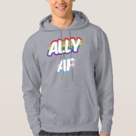 Ally AF II - LGBTQ フラッグ ゲイ トランス クィア プライド パーカ