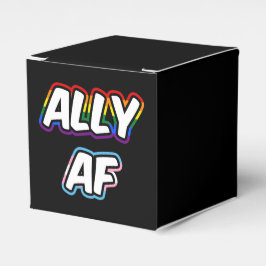 Ally AF II - LGBTQ フラッグ ゲイ トランス クィア プライド フェイバーボックス