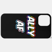 Ally AF II - LGBTQ フラッグ ゲイ トランス クィア プライド Case-Mate iPhoneケース (裏面 (横))