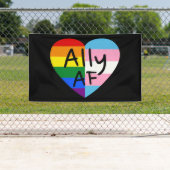 Ally AF III - LGBTQフラグゲイトランス同性愛者プライド 横断幕 (インサイチュ)