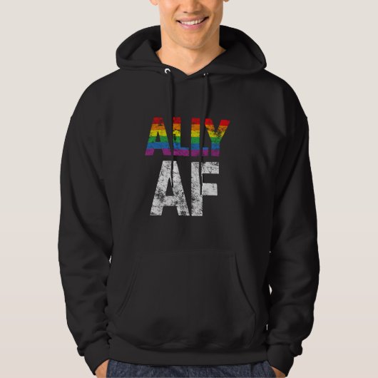 Ally AF Straight 誇りを持った Ally パーカ (正面)