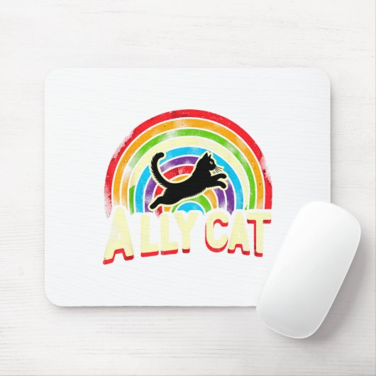 Ally Cat Lgbt Pride Cat  マウスパッド (マウス)