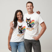 Ally Cat - Rainbow Cat LGBTQプライド Tシャツ (ユニセックス)
