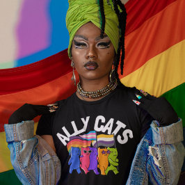 Ally Cats LGBT Equality Support Tシャツ