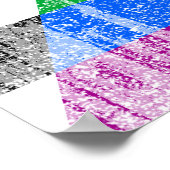 ALLY FLAG DISTRESSED -.png ポスター (角)