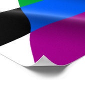 ALLY FLAG FLYING -.png ポスター (角)