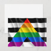 ALLY FLAG FLYING -.png ポストカード (正面/裏面)