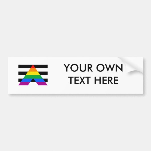 ALLY FLAG ORIGINAL -.png バンパーステッカー (正面)