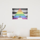 ALLY FLAG ORIGINAL -.png ポスター (キッチン)