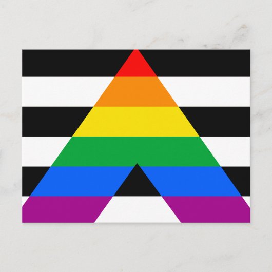 ALLY FLAG ORIGINAL -.png ポストカード (正面)