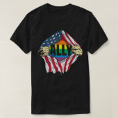 Ally LGBTQ Movementゲイトランスジェンダープライドパレード Tシャツ (デザイン正面)
