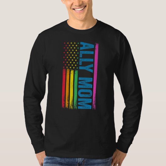 Ally Mom Ally Lgbtq Tシャツ (正面)