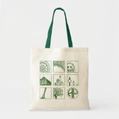 Ally Pallyショッピングバッグ トートバッグ (正面)