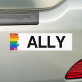 ALLY - .png バンパーステッカー (車上)