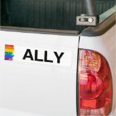 ALLY - .png バンパーステッカー (トラック上)