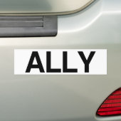 ALLY - .png バンパーステッカー (車上)