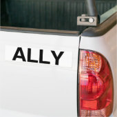 ALLY - .png バンパーステッカー (トラック上)