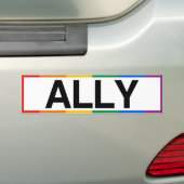 ALLY - .png バンパーステッカー (車上)