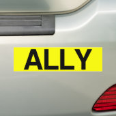 ALLY - .png バンパーステッカー (車上)