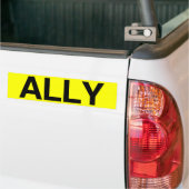 ALLY - .png バンパーステッカー (トラック上)