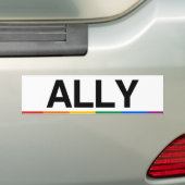 ALLY - .png バンパーステッカー (車上)
