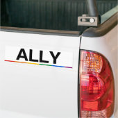 ALLY - .png バンパーステッカー (トラック上)