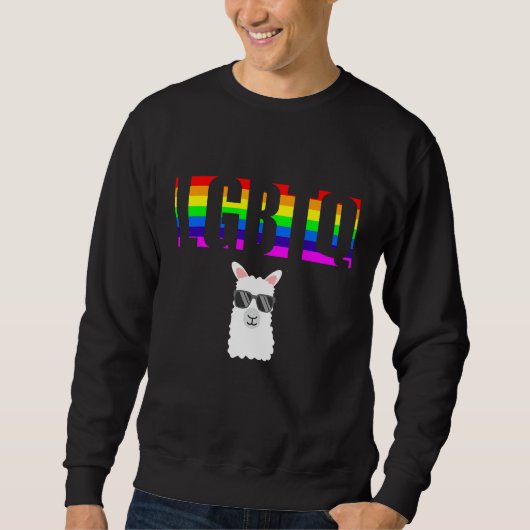 Ally Pride LGBTQ Equality Rainbow Lesbian Gay Tran スウェットシャツ (正面)