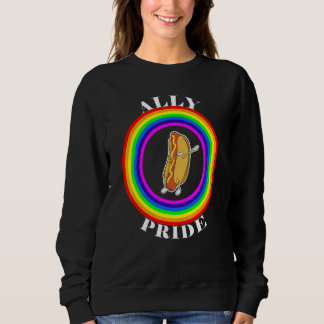 Ally Pride LGBTQ Equality Rainbow Lesbian Gay Tran スウェットシャツ