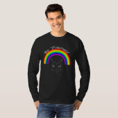 Ally Pride LGBTQ Equality Rainbow Lesbian Gay Tran Tシャツ (正面フル)