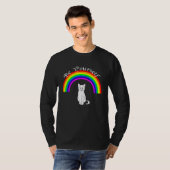 Ally Pride LGBTQ Equality Rainbow Lesbian Gay Tran Tシャツ (正面フル)