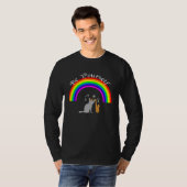 Ally Pride LGBTQ Equality Rainbow Lesbian Gay Tran Tシャツ (正面フル)
